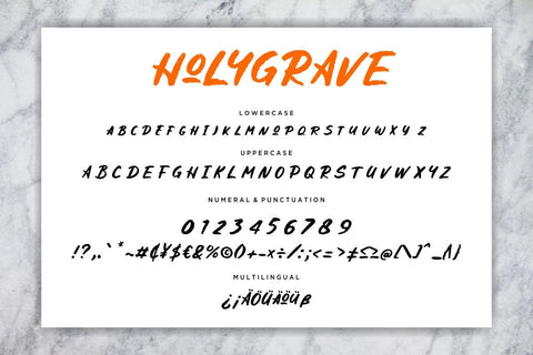 Holygrave Handwritten Brush Font Creatype Studio 