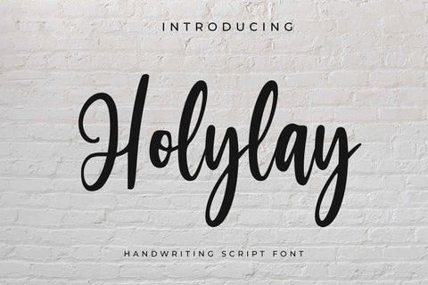 Holylay - Handwritten font Font LetterdayStudio 