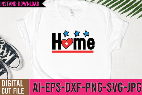 Home America SVG Bundle, Home SVG Cut File SVG BlackCatsMedia 