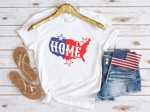 Home America Svg Png Dxf, USA Svg, Patriotic Svg SVG TonisArtStudio 