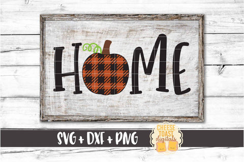 Home - Buffalo Plaid Pumpkin Fall SVG PNG DXF Cut Files SVG Cheese Toast Digitals 