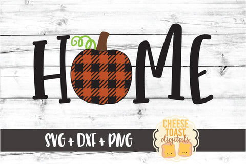 Home - Buffalo Plaid Pumpkin Fall SVG PNG DXF Cut Files SVG Cheese Toast Digitals 