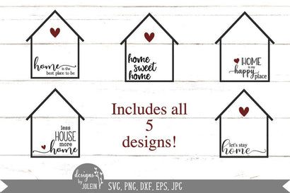 Home Bundle SVG Designs by Jolein 