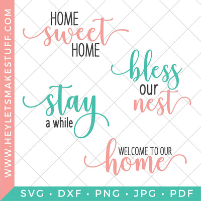 Home Bundle SVG Hey Let's Make Stuff 