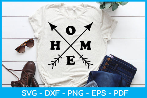 Home Crossed Arrows Funny SVG PNG PDF Cut File SVG Creativedesigntee 