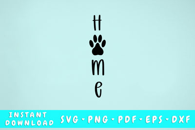 Home Dog Paw SVG SVG HappyDesignStudio 