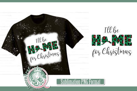 Home For Christmas Sublimation-Alaska Sublimation QueenBrat Digital Designs 