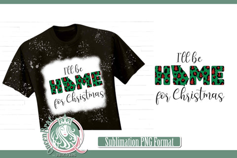 Home For Christmas Sublimation-Georgia Sublimation QueenBrat Digital Designs 