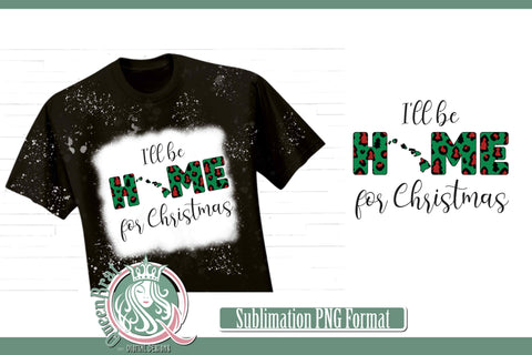 Home For Christmas Sublimation-Hawaii Sublimation QueenBrat Digital Designs 