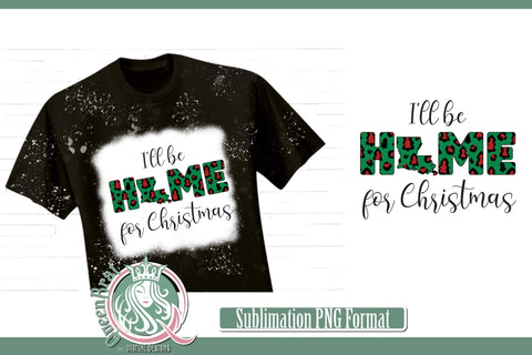 Home For Christmas Sublimation-Louisiana Sublimation QueenBrat Digital Designs 