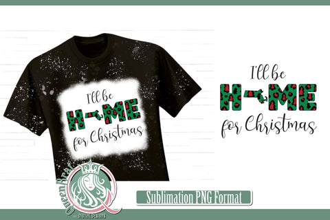 Home For Christmas Sublimation-Massachusetts Sublimation QueenBrat Digital Designs 