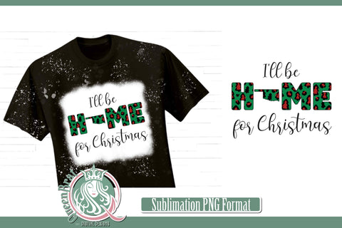 Home For Christmas Sublimation-Oklahoma Sublimation QueenBrat Digital Designs 
