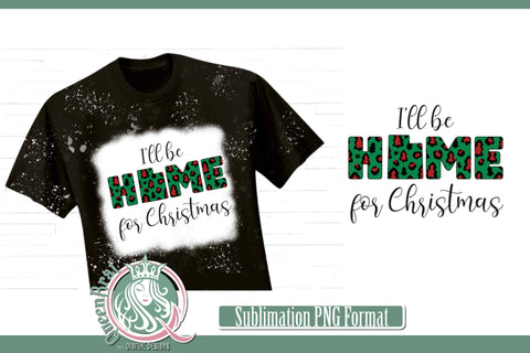 Home For Christmas Sublimation-Utah Sublimation QueenBrat Digital Designs 