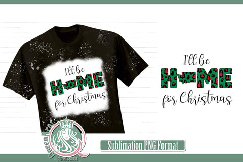 Home For Christmas Sublimation-Washington Sublimation QueenBrat Digital Designs 