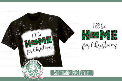 Home For Christmas Sublimation-Wyoming Sublimation QueenBrat Digital Designs 