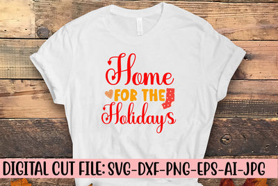 Home For The Holidays SVG Cut File SVG Syaman 