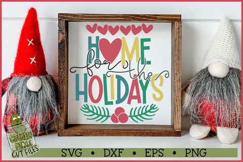 Home For the Holidays SVG File SVG Crunchy Pickle 