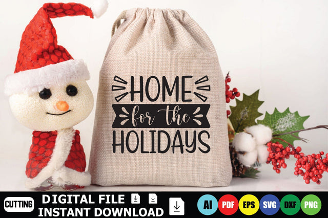 Home For The Holidays SVG Shahin alam 