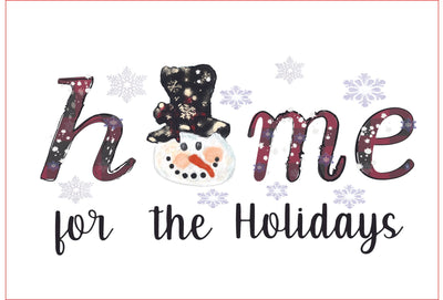 Home for the Holidays, Watercolor Christmas Png, sublimation graphics Sublimation sublimationhappy 