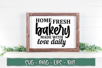 Home fresh bakery made with love daily SVG SVG Shetara Begum 