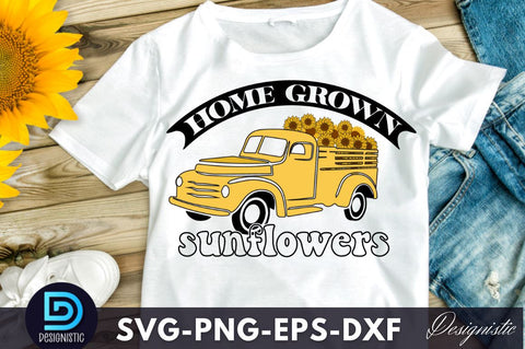 Home grown sunflowers, Sunflower SVG SVG DESIGNISTIC 