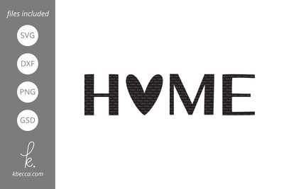 Home Heart SVG SVG k.becca 