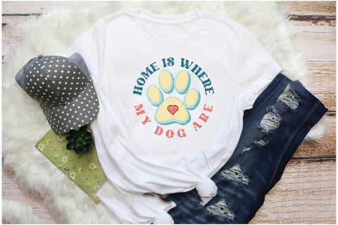 Home Is Dog Quote Sublimation Sublimation Jagonath Roy 