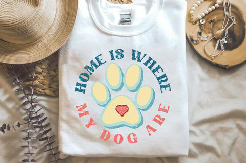 Home Is Dog Quote Sublimation Sublimation Jagonath Roy 