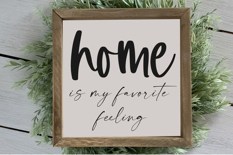 Home is my favorite feeling svg design SVG Chamsae Studio 