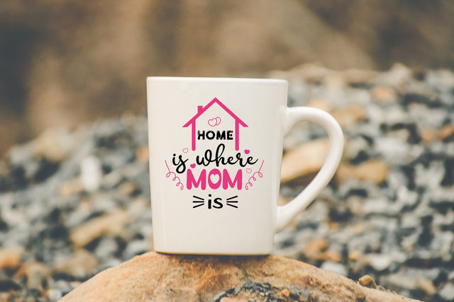 Home is where MOM is svg, Mother's Day svg Design SVG SmmrDesign 