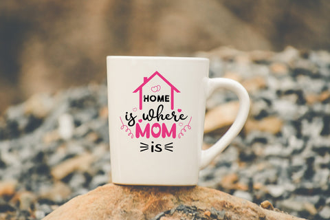 Home is where MOM is svg, Mother's Day svg Design SVG SmmrDesign 