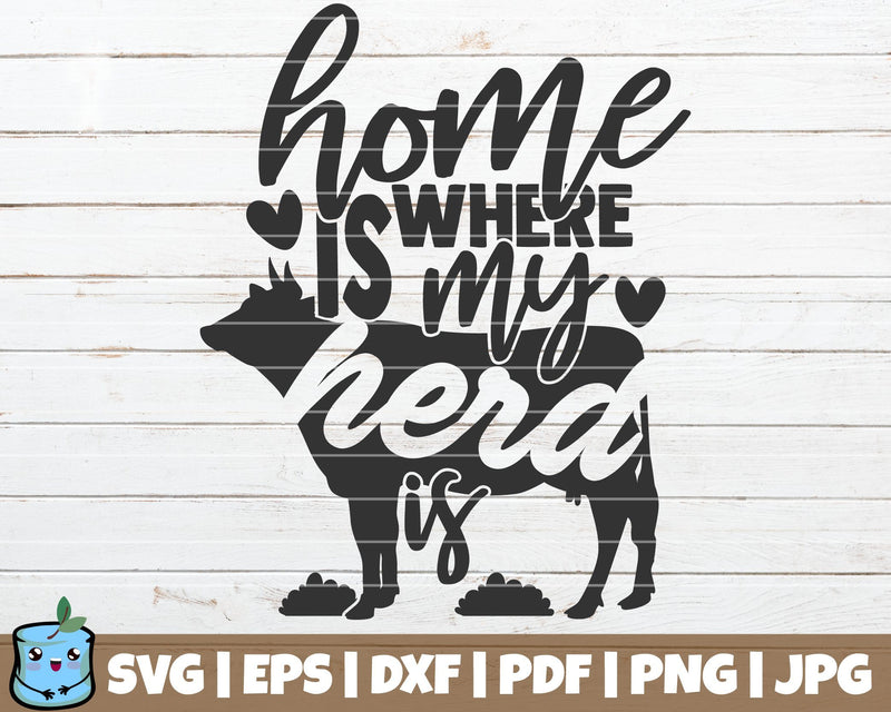 Home Is Where My Herd Is SVG MintyMarshmallows 