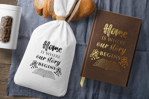 Home is where our story begins Family SVG Quote cut file SVG Zoya Miller 