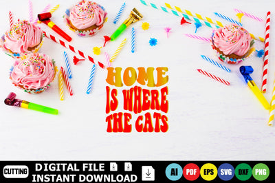 Home is Where the Cats SVG Shahin alam 