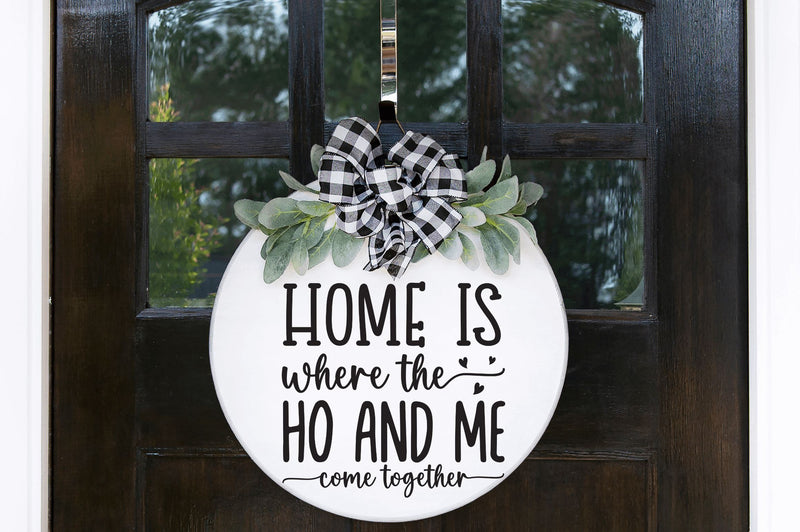 Home is where the ho and me come together SVG So Fontsy
