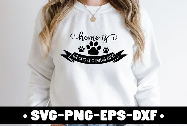 home is where the paws are SVG md faruk hossain 