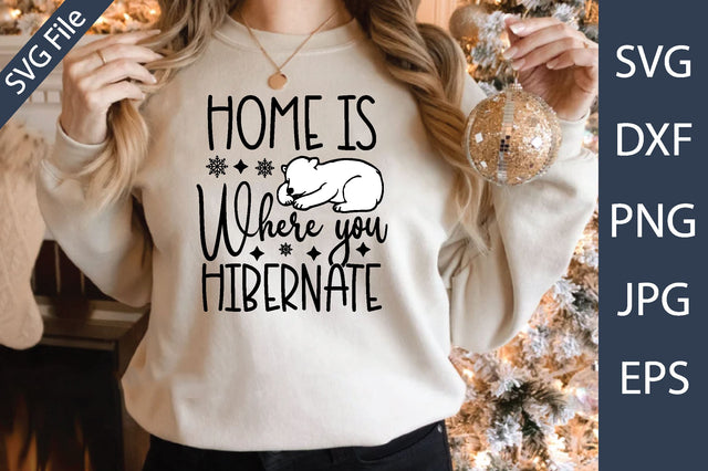 Home is where you hibernate SVG md faruk hossain 