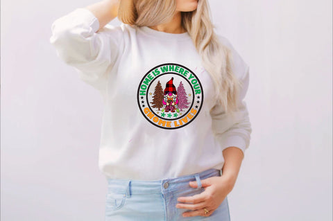 home is where your gnome lives Sublimation SVGArt 