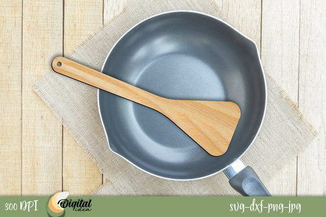Home Kitchen Decor Laser Cut. Kitchen SVG. Wooden Spatula. SVG Evgenyia Guschina 