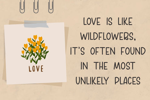 Home Kitchen Font Mozarella 