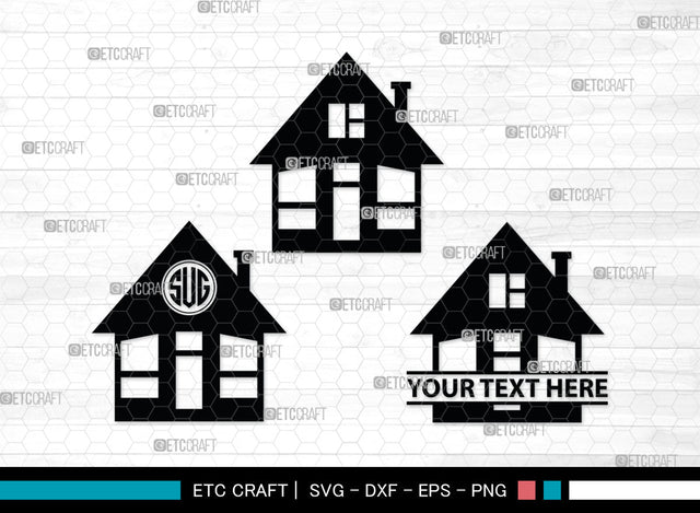 Home Monogram, Home Silhouette, House Svg, Building Svg, Architecture Svg, Home Svg, SB00027 SVG ETC Craft 