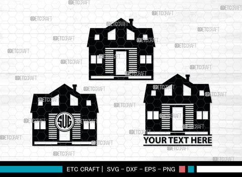 Home Monogram, Home Silhouette, House Svg, Building Svg, Architecture Svg, Home Svg, SB00027 SVG ETC Craft 