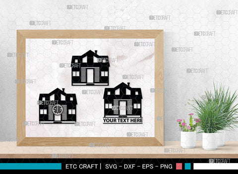 Home Monogram, Home Silhouette, House Svg, Building Svg, Architecture Svg, Home Svg, SB00027 SVG ETC Craft 