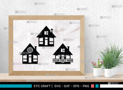 Home Monogram, Home Silhouette, House Svg, Building Svg, Architecture Svg, Home Svg, SB00027 SVG ETC Craft 