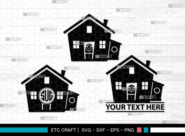 Home Monogram, Home Silhouette, House Svg, Building Svg, Architecture Svg, Home Svg, SB00027 SVG ETC Craft 