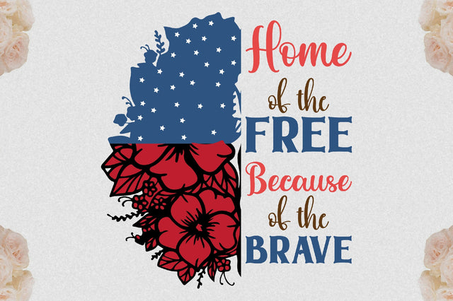 Home Of The Free Because Of The Brave Sublimation Sublimation Jagonath Roy 