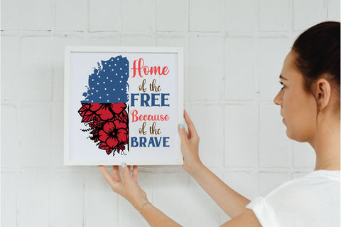 Home Of The Free Because Of The Brave Sublimation Sublimation Jagonath Roy 