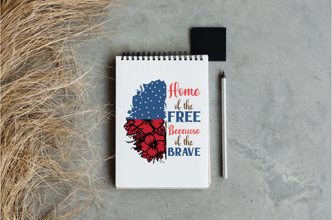 Home Of The Free Because Of The Brave Sublimation Sublimation Jagonath Roy 