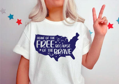 home of the free because of the brave svg, 4th of july svg,DXF EPS PNG america svg, SVG designstore 