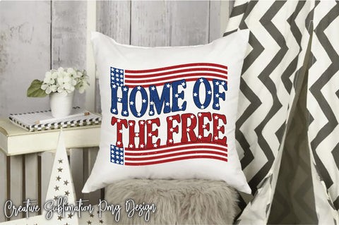 Home Of The Free Sublimation Creativeart88 